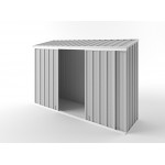 EasyShed Skillion Narrow Slider Garden Shed 3.00m x 0.78m x 1.95m ENSL-D3008